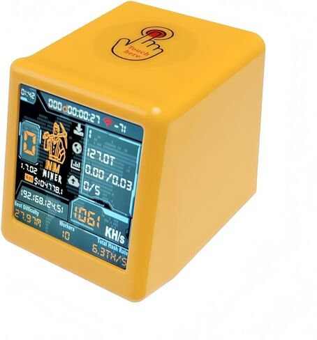 NM-TV 154 - ESP32 TFT Bitcoin Solo Lottery Miner 1.54 inch Smart Gift Small TV Desktop Clock 1060 KH/s Hashrate in Saudi Arabia