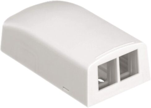 Panduit NK2BXWH-A 2-Port Surface Mounting Box for LD3/LD5 Fitting, White in Saudi Arabia