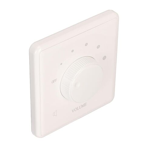 Volume Control Knob, Fire Retardant 10W Volume Control Wall Plate for Home Speakers (White) in Saudi Arabia