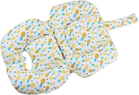 Baby Stroller Cushion Insert, Gray and White Pattern, Car Seat Comfort Pad (Yellow) in Saudi Arabia