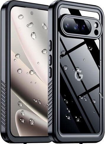 حافظة SPIDERCASE لهاتف Google Pixel 10 Pro XL مقاومة للماء، [حماية من السقوط بدرجة عسكرية 12FT] [مقاومة الماء IP68] [واقي شاشة الخصوصية] حافظة هاتف لحماية الجسم بالكامل - أسود in Saudi Arabia