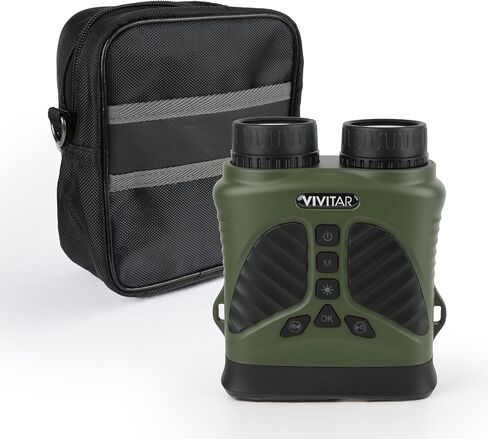 Vivitar - مجهر كاميرا رقمية، صور عالية الدقة 16 ميجابكسل، فيديو QHD 2.7K كامل، استخدام ليلاً ونهارًا، تصميم مضغوط، جسم أحمر مطاطي ناعم مقاوم للسقوط، للرياضة والسفر والخارج (أخضر) in Kuwait