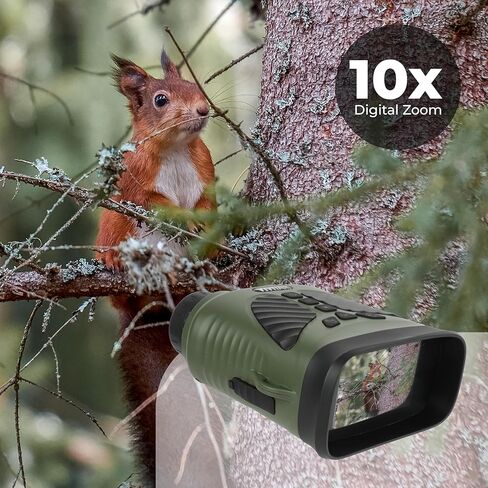 Vivitar - مجهر كاميرا رقمية، صور عالية الدقة 16 ميجابكسل، فيديو QHD 2.7K كامل، استخدام ليلاً ونهارًا، تصميم مضغوط، جسم أحمر مطاطي ناعم مقاوم للسقوط، للرياضة والسفر والخارج (أخضر) in Kuwait