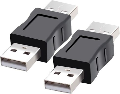 2 حزمة USB ذكر إلى USB ذكر محول نقل البيانات بين الجنسين، اتصال الأجهزة الطرفية in Kuwait