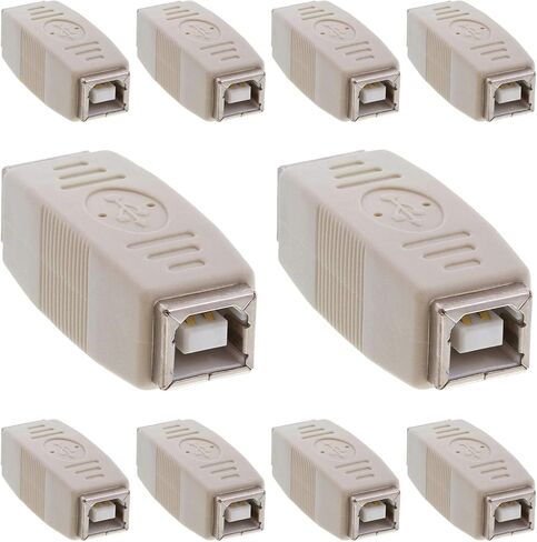 Cmple - USB 3.0 Female to Female Coupler Adapter Straight Bridge USB Type-A Jack to Jack Extension Connector Converter SuperSpeed 5 Gbps Data Transfer Charger Cable Extender - 10 Pack in Saudi Arabia
