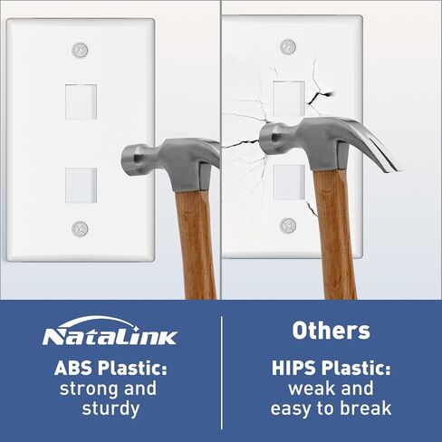 وصلة Cat6 Ethernet 25 حزمة مع لوحة حائط RJ45 2 منفذ 12 حزمة لكابل Cat6 Cat5e Cat5 in Kuwait