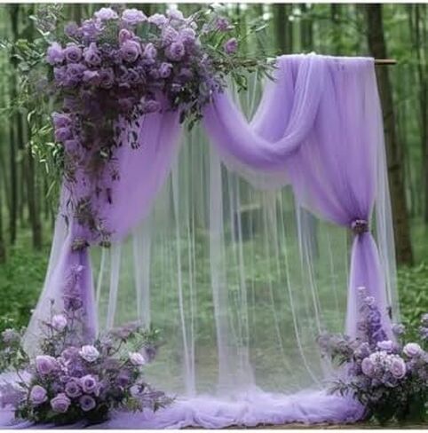 1.6X2M White Wedding Tulle Fabric, Rustic Party Decoration Crystal Organza Sheer Fabric for Birthday Party Decoration Backdrop,Wedding Arch Organza Chair Sashes Decor, Xmas Home Dinging Table Runner in Saudi Arabia