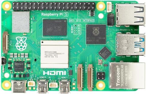 مجموعة أدوات التشغيل لجهاز Raspberry Pi 5 (ذاكرة وصول عشوائي سعتها 8 جيجابايت) مع نظام تشغيل Raspberry Pi OS (64 بت) المثبت مسبقًا (إصدار 128 جيجابايت)/حافظة سوداء ممتازة in Kuwait