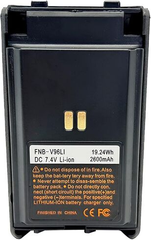10 Pack FNB-V96 FNB-V96Li 2600mAh Li-ion Battery Compatible for VX-350 VX-351 VX-354 VX-359 VX350 VX351 VX354 VX359 Two Way Radio in Saudi Arabia