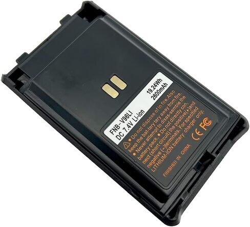 10 Pack FNB-V96 FNB-V96Li 2600mAh Li-ion Battery Compatible for VX-350 VX-351 VX-354 VX-359 VX350 VX351 VX354 VX359 Two Way Radio in Saudi Arabia