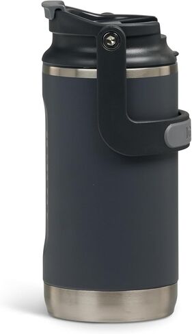 IGLOO Tumbler 12 Thermal Flasks - Stainless Steel Drinking Bottle 350 ml, Anthracite, Leak-Proof, Carbonated Drinks, Dishwasher Safe, BPA-Free, Ideal for Fizz, Leisure, Sports, Outdoor and Camping in Saudi Arabia