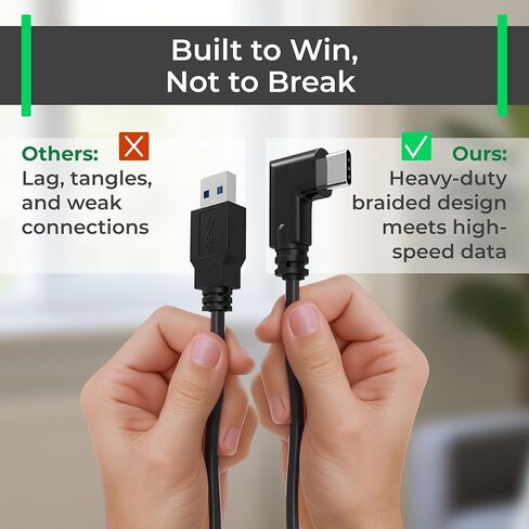 Skywin Link Cable -16FT High-Speed Link Cable Compatible with 3S/3/2/Pro/Gaming PC and VR Headsets in Saudi Arabia