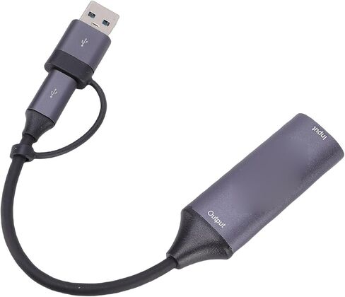 Yoidesu Video Capture Card, 4K 30Hz Input & 1080P 60Hz Output, HD Multimedia Interface to USB 3.0 Type C Video Capture Card for Live Streaming Gaming Recording in Saudi Arabia