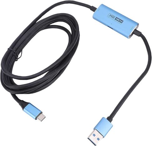 بطاقة التقاط فيديو CUIFATI USB C مع 100 وات PD، كابل التقاط USBC إلى USBA 1080P@60 إطارًا في الثانية، جهاز التقاط الفيديو للبث والألعاب والمؤتمرات والبث المباشر in Saudi Arabia
