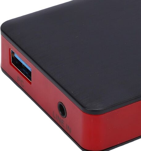 بطاقة التقاط فيديو Yoidesu 4K HDMI، بطاقة التقاط فيديو صوت USB 1080p 60FPS USB لتسجيل الألعاب والبث المباشر، تدعم إدخال الميكروفون ومخرج سماعة الرأس 3.5 مم in Saudi Arabia