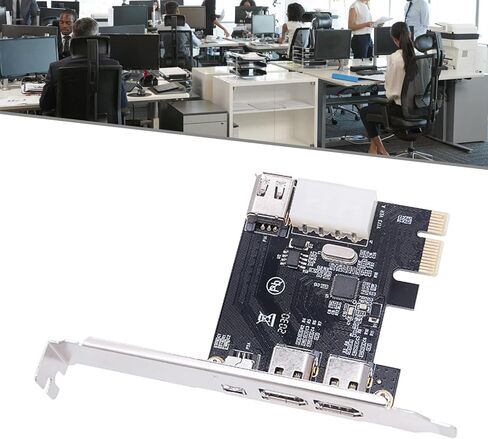 PCIE 1X 1394 يلتقط الفيديو بطاقة محول 6 دبوس 4 ميناء محولات ملحقات الكمبيوتر المكتبي لأجهزة الكمبيوتر المكتبية البث والعتاد in Kuwait