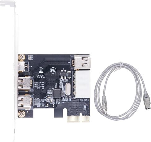 PCIE 1X 1394 يلتقط الفيديو بطاقة محول 6 دبوس 4 ميناء محولات ملحقات الكمبيوتر المكتبي لأجهزة الكمبيوتر المكتبية البث والعتاد in Kuwait