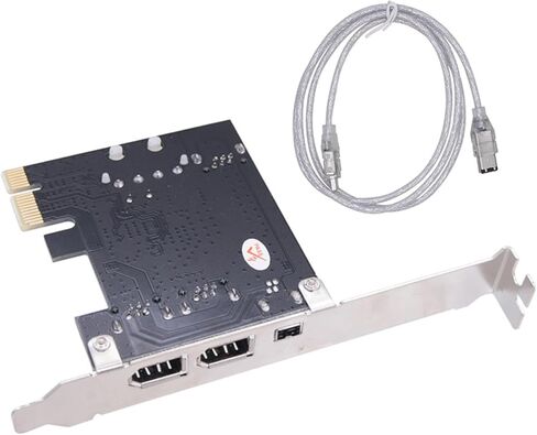 PCIE 1X 1394 يلتقط الفيديو بطاقة محول 6 دبوس 4 ميناء محولات ملحقات الكمبيوتر المكتبي لأجهزة الكمبيوتر المكتبية البث والعتاد in Kuwait