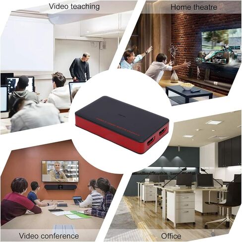 بطاقة التقاط فيديو صوت Diyeeni 4K HDM، 1080P 60FPS USB 3.2 Full HD 4K@30 هرتز، جهاز بطاقات التقاط بث الألعاب، متوافق مع Switch، OBS، MacLinux، Live in Saudi Arabia