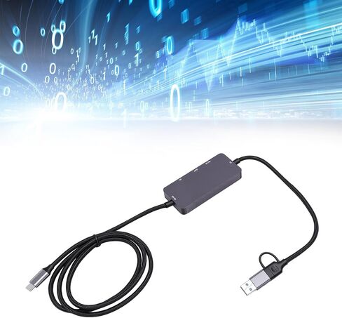 بطاقة التقاط الفيديو، 4K 60 هرتز HD واجهة الوسائط المتعددة نوع C بطاقة تسجيل خارجية مع منافذ USB A وC، لبث مؤتمرات الفيديو والألعاب الحية in Kuwait
