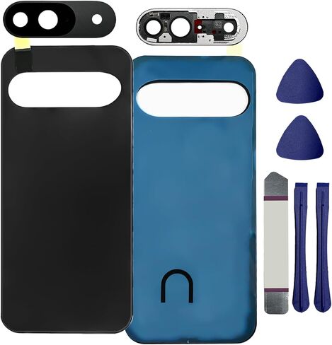 لاستبدال الزجاج الخلفي Pixel 9 لـ Google Pixel 9 الغطاء الخلفي الخلفي غطاء زجاجي للباب مع شريط مثبت مسبقًا وعدسة كاميرا + أدوات (سبج) in Saudi Arabia