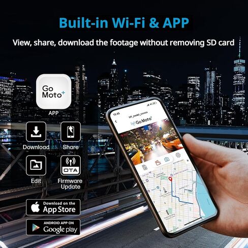 كاميرا HP 4K+1080P Dash Cam، كاميرا أمامية وخلفية للسيارات، شاشة LCD 1.5 بوصة، بطاقة 64 جيجابايت، رؤية ليلية مع WDR، دعم وضع ركن السيارة، تتبع نظام تحديد المواقع العالمي (GPS)، تسجيل حوادث مستشعر G، موديل f499x in Saudi Arabia