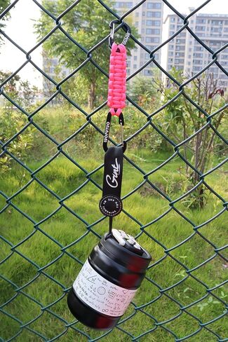 6 Pcs Reflective Strip Paracord Keychain, Braided Paracord Keychain for Backpacks Camping Hiking in Saudi Arabia
