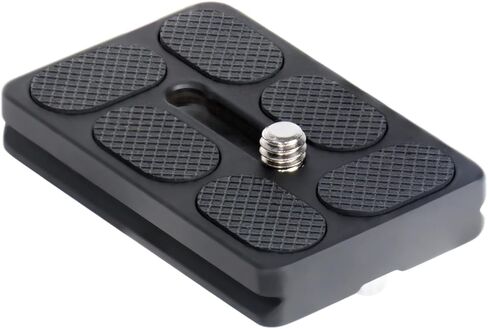 Aluminum Alloy Quick Release Plate Acra Swiss Compatible, CNC machined 1/4"-20 Camera Screw, Compatible with K&F, Neewe, Smallrig...Tripods and Most Cameras (Better PU60) in Saudi Arabia