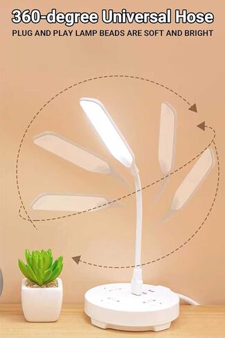 14 - مصباح قراءة USB LED، مفتاح لمس خافت للضوء 3 - مستوى السطوع، رقبة معقوفة مرنة لأجهزة الكمبيوتر المحمول وأجهزة الكمبيوتر المكتبية وأجهزة الكمبيوتر المحمولة وأجهزة الكمبيوتر المحمولة وإضاءة لوحة المفاتيح المحمولة (أبيض) in Saudi Arabia