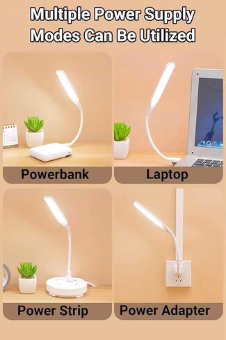 14 - مصباح قراءة USB LED، مفتاح لمس خافت للضوء 3 - مستوى السطوع، رقبة معقوفة مرنة لأجهزة الكمبيوتر المحمول وأجهزة الكمبيوتر المكتبية وأجهزة الكمبيوتر المحمولة وأجهزة الكمبيوتر المحمولة وإضاءة لوحة المفاتيح المحمولة (أبيض) in Saudi Arabia