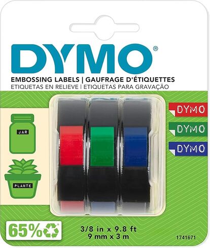 Dymo Labelmaker Refill Tape 3/8 In. X 9.8 Ft. Blue in Kuwait