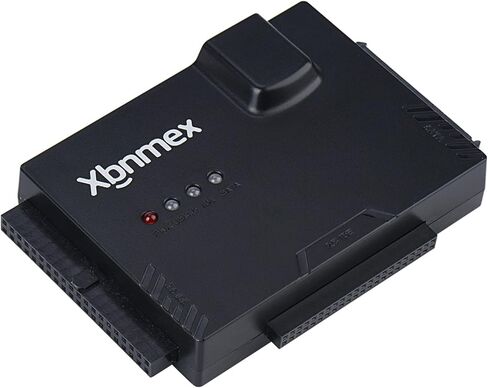 كابل IDE SATA إلى USB 3.0 USB إلى SATA أو IDE محول قارئ القرص الصلب لقرص القرص الصلب 2.5 بوصة/3.5 بوصة HDD مع محول طاقة تيار متردد خارجي 12 فولت 2 أمبير in Kuwait