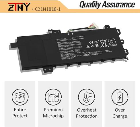 C21N1818-1 Battery Replacement for ASUS VivoBook 15 F512 F512D F512DA F512FA F512FB F512FJ F512FL F512JA F512JP F512UA A512DA A512F A512FA A512FB A512FL A512J A512JA A512JP A512U A512UA A512UF 37Wh in Saudi Arabia