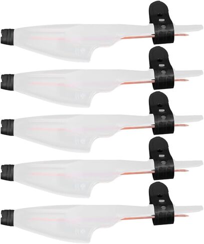 ‌5PCS Telescopic Fishing Rod Tip Caps PVC Rod Pole Top Cover Guards for Sea Fishing Rods Accessory in Saudi Arabia