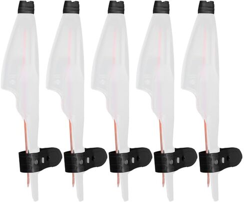 ‌5PCS Telescopic Fishing Rod Tip Caps PVC Rod Pole Top Cover Guards for Sea Fishing Rods Accessory in Saudi Arabia