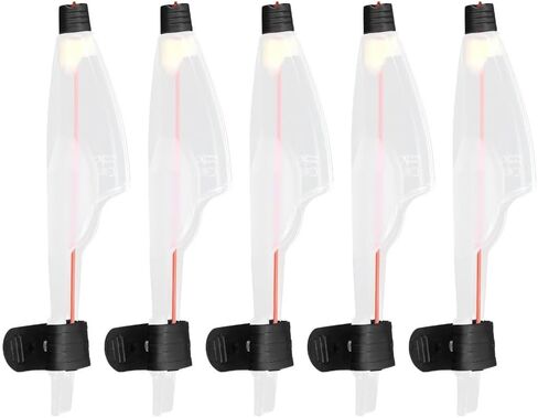 ‌5PCS Telescopic Fishing Rod Tip Caps PVC Rod Pole Top Cover Guards for Sea Fishing Rods Accessory in Saudi Arabia