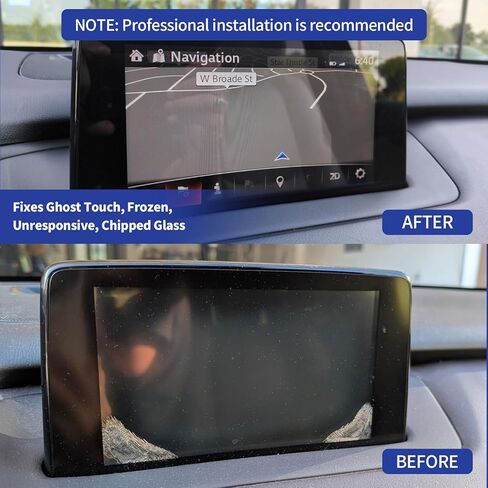استبدال محول رقمي لشاشة اللمس 8 بوصات لسيارة Mazda CX-9 CX9 Sport Grand Touring GS GT Radio Screen 2016 2017 2018 2019، شاشة لمس تناسب TK49-611J0 TK49-611JA TK49-611JB نظام ملاحة OEM in Kuwait