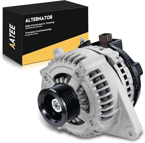 AATEE 27060-0P240 مولد تيار ثابت مناسب لـ: -Toyota Highlander 2011-2016، Sienna 2007-2016، Venza 2010-2015 لـ: -Lexus ES350 2016-2018، RX350 2010-2014 3.5L V6، 12V 150A CW 7-الأخدود بكرة in Kuwait