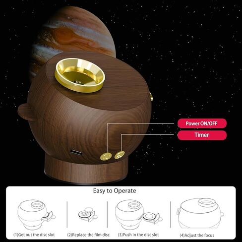 Glaxy Projector, Star Night Light for Bedroom, Rechargeable Home Planetarium, Starry Nebula, Milky Way, Moon Planet Projector for Ceiling, Best Gift for Kids, Teen Girls, Adults in Saudi Arabia