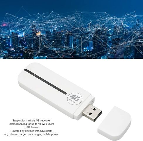 4G USB WiFi Modem, Plug and Play High Speed Mini Pocket USB WiFi Router with WPA WPA2 WiFi Encryption, for Car Outdoor Travel Laptop Tablet Smartphone in Saudi Arabia
