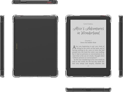 BOZHUORUI Clear Case for Musnap Neo C/Neo e-Reader | Slimfit & Lightweight Design | Anti-Slip & Scratch Resistant | TPU Transparent Soft Back Cover (Clear) in Saudi Arabia