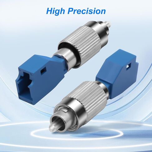 XMSJSIY LC to FC Fiber Optic Adapter FC/APC Male to LC/UPC Female Single Mode Simplex Hybrid Optical Adapter Converter Connector for Network Internet -2 Pcs in Saudi Arabia