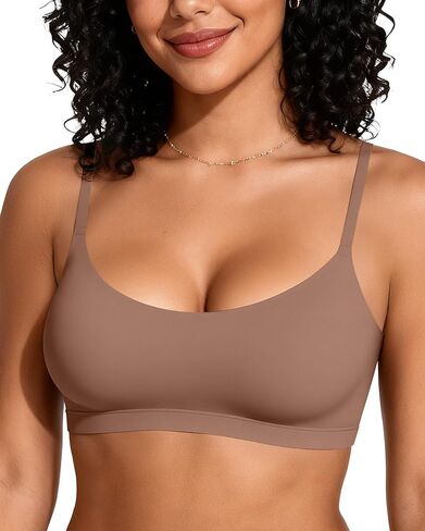 Oeak Womens مريح حمالات الصدر لا underwire كامي برا سلس غير مبطنة bralettes scoop الرقبة غير مفعمة بالحيوية الرياضية اليومية صدرية in Saudi Arabia