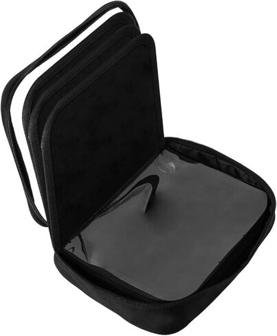 3. Professional Pin Showcase Folder 6 Clear Pages Quick-Flip Design for Secure Travel Storage & Event Displays Polyester Pin Storage Album in Saudi Arabia