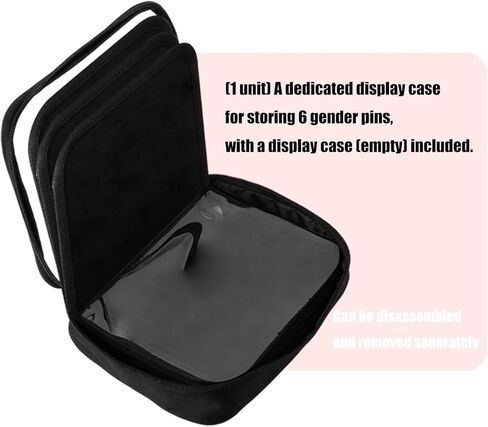 3. Professional Pin Showcase Folder 6 Clear Pages Quick-Flip Design for Secure Travel Storage & Event Displays Polyester Pin Storage Album in Saudi Arabia