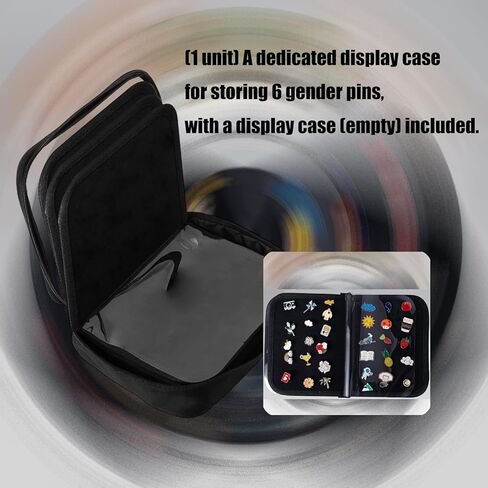 3. Professional Pin Showcase Folder 6 Clear Pages Quick-Flip Design for Secure Travel Storage & Event Displays Polyester Pin Storage Album in Saudi Arabia