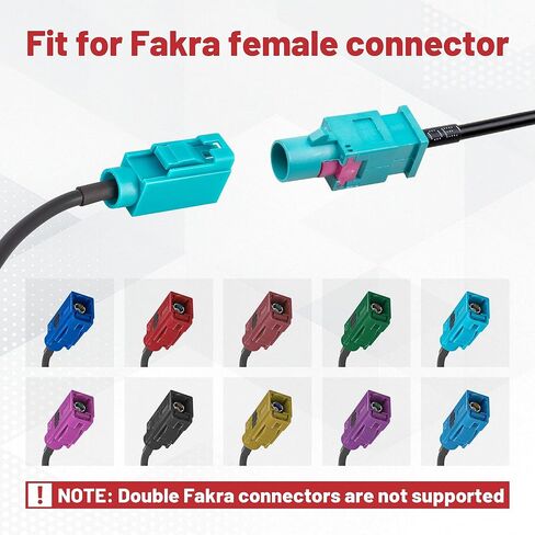 RED WOLF Fakra Z Male to RCA Male Plug for Select 2014-2016 Mercedes-Benz Sprinter، 2016 Mercedes-Benz Metris عكس الكاميرا الاحتفاظ الأسلاك FAKRA كابل محوري لراديو ما بعد البيع كاميرا الرؤية الخلفية in Kuwait