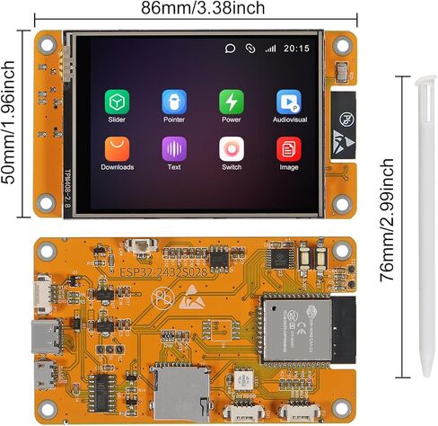 1 قطعة ESP32 شاشة لمس 2.8 بوصة TFT LCD ESP-WROOM-32 ILI9341 وحدة لمس مقاومة ESP32-2432S028R بلوتوث واي فاي ثنائي النواة لوحة تطوير 240 * 320 لاردوينو in Saudi Arabia