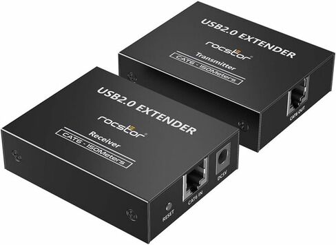 Rocstor Y10G004-B1 4 Port Usb 2.0 Over Cat5/cat6/cat6a Extender - Up To 492ft [150m] - Bus Powered in Saudi Arabia