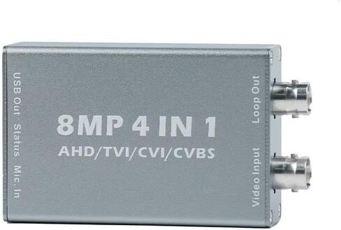 بطاقة التقاط BNC مع Loopout، 8 ميجابكسل AHD/TVI/CVI/CVBS/RCA إلى بطاقة التقاط فيديو USB، بطاقة التقاط BNC إلى USB لبث الألعاب وتسجيل الفيديو لنظام التشغيل Windows أو Linux in Kuwait